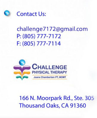 Contact information for Challenge Physical Therapy in Thousand Oaks, California.